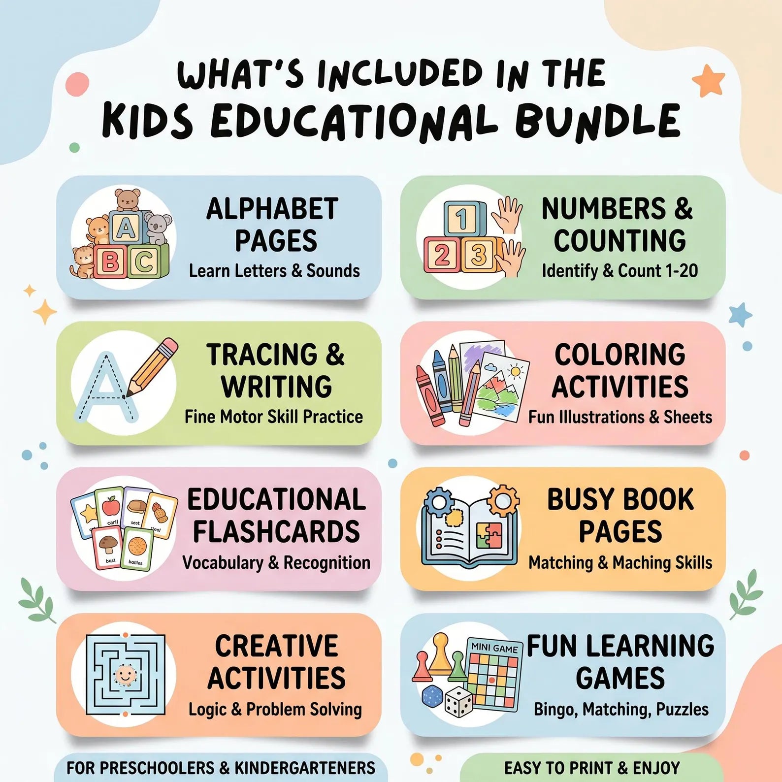 500,000+ Educational Kids Resources Bundle PLR MRR
